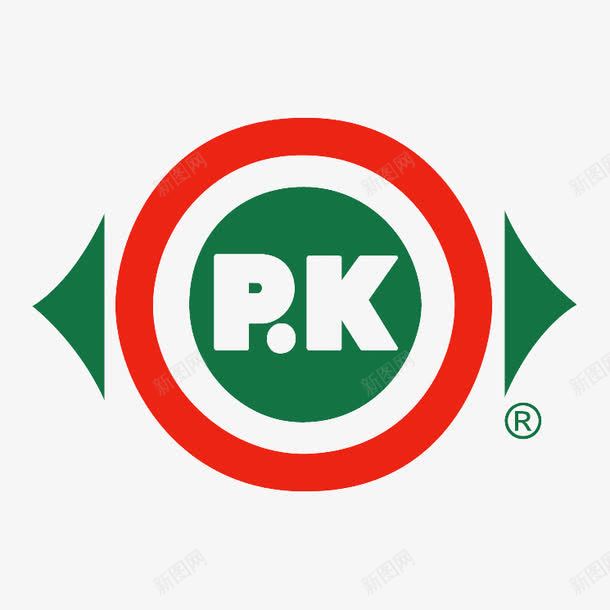 PK主题图案png免抠素材_88icon https://88icon.com 创意 圈状图案 对决 红色绿色