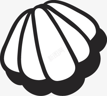 蔬菜简笔一只贝壳简笔画图案图标图标