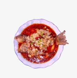 中式餐点红烧鲫鱼高清图片