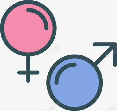 服装女性男性符号女性符号图标图标