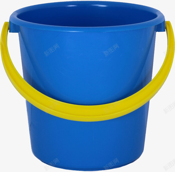 一个蓝色圆形的水桶png免抠素材_88icon https://88icon.com 产品实物 圆桶 塑料桶 提水桶 水桶 蓝色 蓝色桶