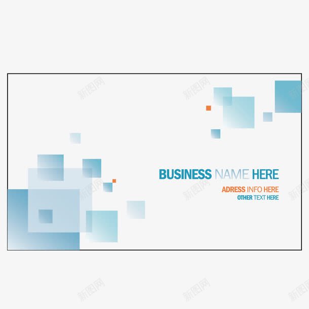 潮流名片png免抠素材_88icon https://88icon.com 动感方块 卡片 卡片背景 名片 名片底图 潮流名片 简洁名片 简约风格