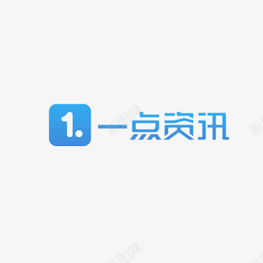 轻轻一点蓝色一点资讯logo标志图标图标