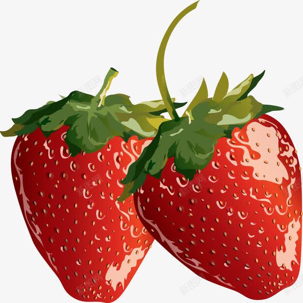 光鲜亮丽草莓png免抠素材_88icon https://88icon.com 光亮 发光 叶子 水果 浆果 草莓 莓 装饰 食物