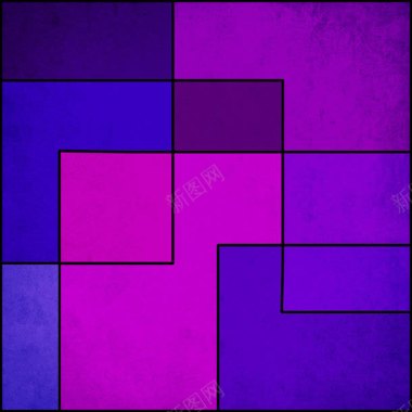 紫色方块装饰画背景