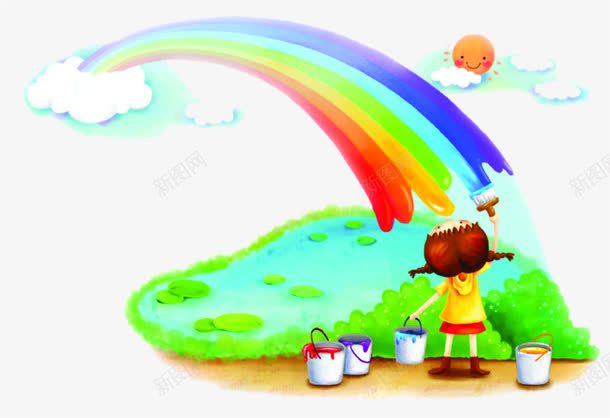 彩虹漫画少儿画室宣传单png免抠素材_88icon https://88icon.com 宣传单 少儿 彩虹 漫画 画室 美术室