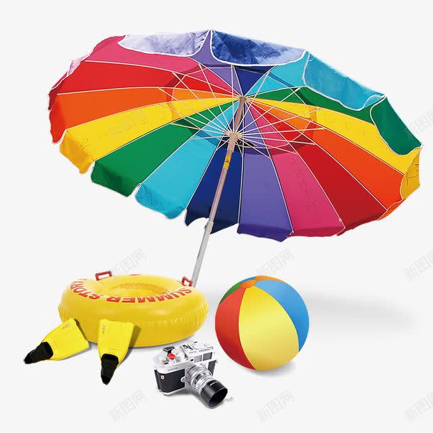 夏季海边png免抠素材_88icon https://88icon.com 唯美 夏季 大海 太阳伞 气球 沙滩 海洋 海边 遮阳伞