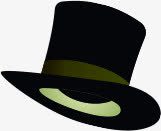 黑色绅士帽子婚礼png免抠素材_88icon https://88icon.com 婚礼 帽子 绅士 黑色