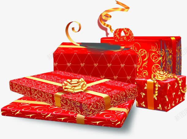 新年红包创意礼盒png免抠素材_88icon https://88icon.com 创意 新年 礼盒 红包