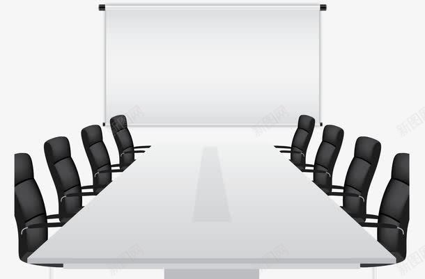 会议室png免抠素材_88icon https://88icon.com 会议室 投影仪 桌子 椅子