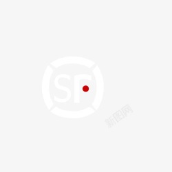 白色顺丰标志素材