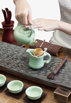 瓷器茶具茶艺泡茶高清图片