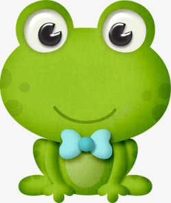 绿色青蛙卡通小青蛙高清图片