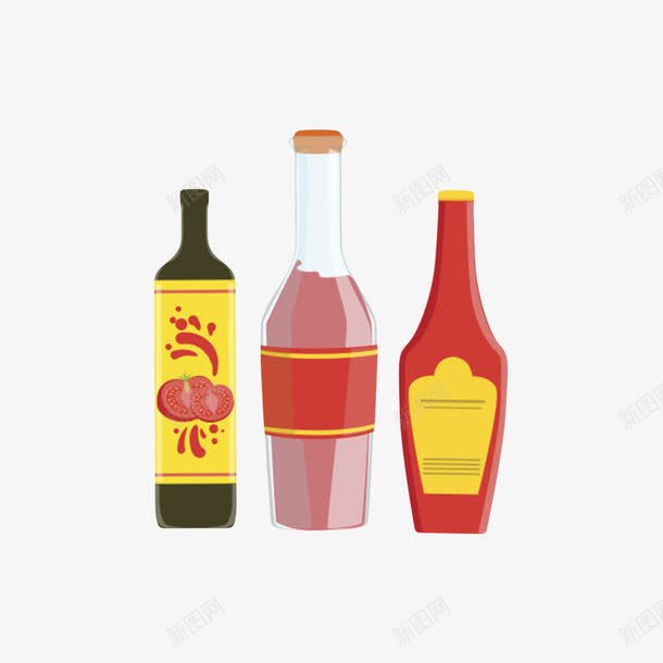 透明易碎品玻璃番茄酱酱油红酒包png免抠素材_88icon https://88icon.com 卡通 手绘酱油瓶 烹饪佐料 玻璃 番茄 番茄酱 番茄酱包装 红色酱体 茄汁 调味品 透明易碎品玻璃番茄酱酱油红酒包装卡通免费下载 酒瓶 酱油 酱油瓶卡通 酱状浓缩制品 食物