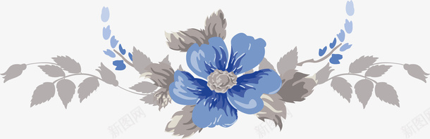 节日庆祝蓝色装饰花纹边框底png免抠素材_88icon https://88icon.com 传统剪纸 印花图案 各式花纹 复古花纹 节日庆祝 节日庆祝矢量蓝色装饰花纹边框底纹免费下载 花纹 蓝色 装饰 设计