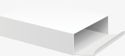 白色的盒子矢量图素材