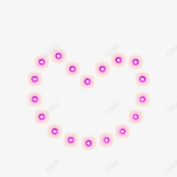 粉色心形光效png免抠素材_88icon https://88icon.com 光斑 心形光效 心形边框 效果 特效 简约 粉色