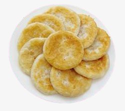 西藏美食油酥饼高清图片