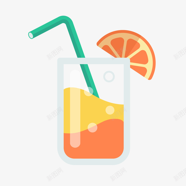 卡通果汁饮品png免抠素材_88icon https://88icon.com 卡通 果汁设计 橙汁 橙色 饮品设计