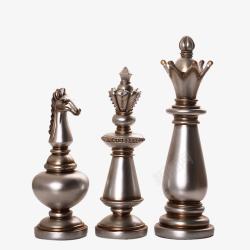 欧美仿古国际象棋摆件家居软装工素材