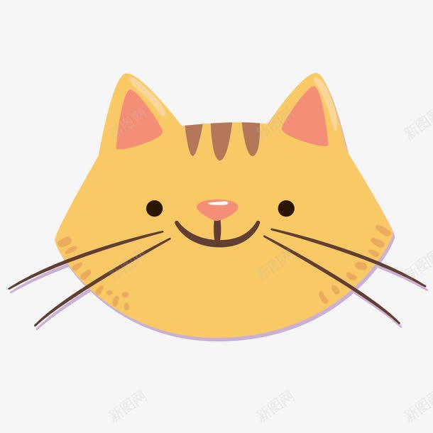 萌萌哒小猫表情png免抠素材_88icon https://88icon.com 几何 可爱 喵咪 宠物 小猫 萌萌哒 萌萌哒表情 黄色