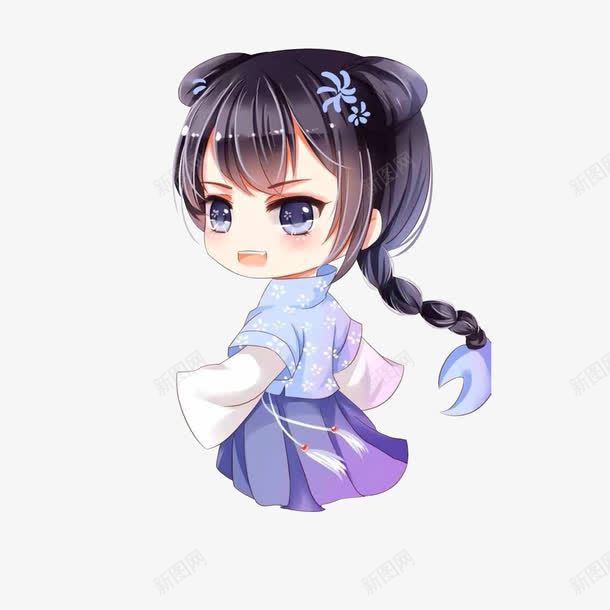 天蝎座汉服png免抠素材_88icon https://88icon.com Q版 卡通 星座 汉服 汉服卡通 汉服少女