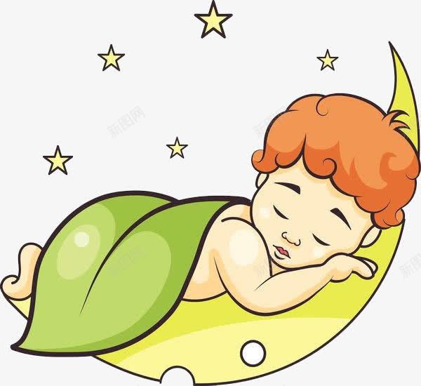 宝宝在月亮上睡觉png免抠素材_88icon https://88icon.com 卡通手绘 婴儿 宝宝 小孩 月亮 熟睡 熟睡的婴儿 睡眠 睡觉 进入梦乡