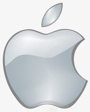 渐变色调苹果logo图标图标