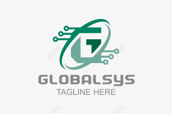 绿色SGS图标绿色的字母logo矢量图图标图标