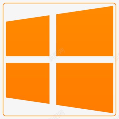 社交图标微软Windows10视窗脸谱图标图标
