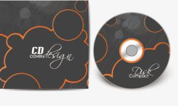 光盘封面矢量图素材