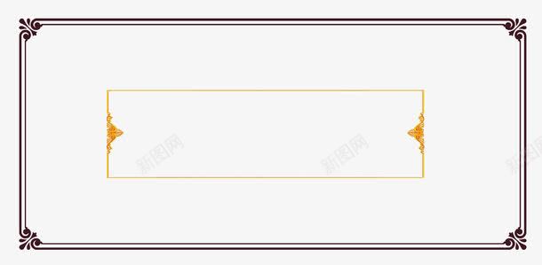 欧式线框png免抠素材_88icon https://88icon.com 欧式 淘宝详情页 线框 边框