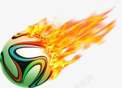 火焰纸质边框足球节日运动高清图片