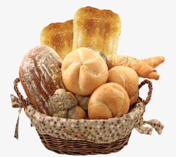 面包美食食品促销展板素材