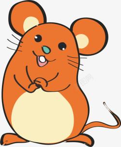 子鼠卡通手绘生肖鼠高清图片