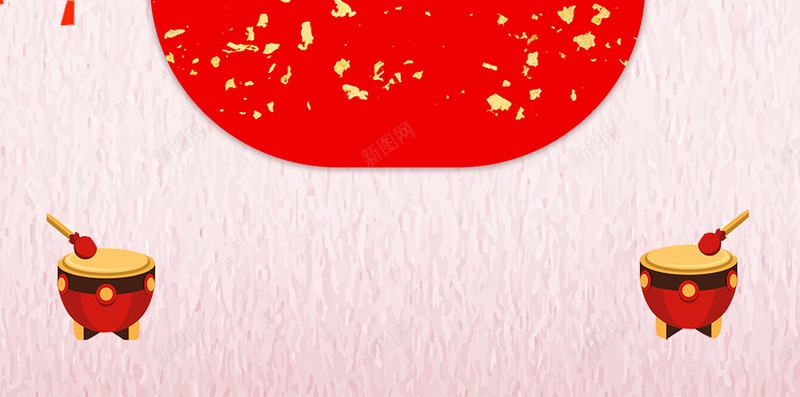 狮子头周年庆典背景jpg设计背景_88icon https://88icon.com 周年庆典 周年纪念 喜庆 彩带 灯笼 狮子头 红色 红色背景 节日 过节 鼓