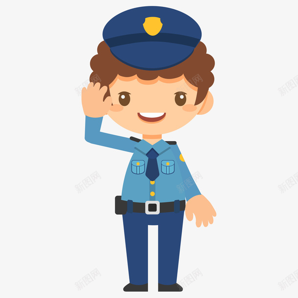 卡通海关人员png免抠素材_88icon https://88icon.com 卡通海关 可爱 可爱警察 敬礼 海关 海关人员 立正敬礼 警察 警察叔叔