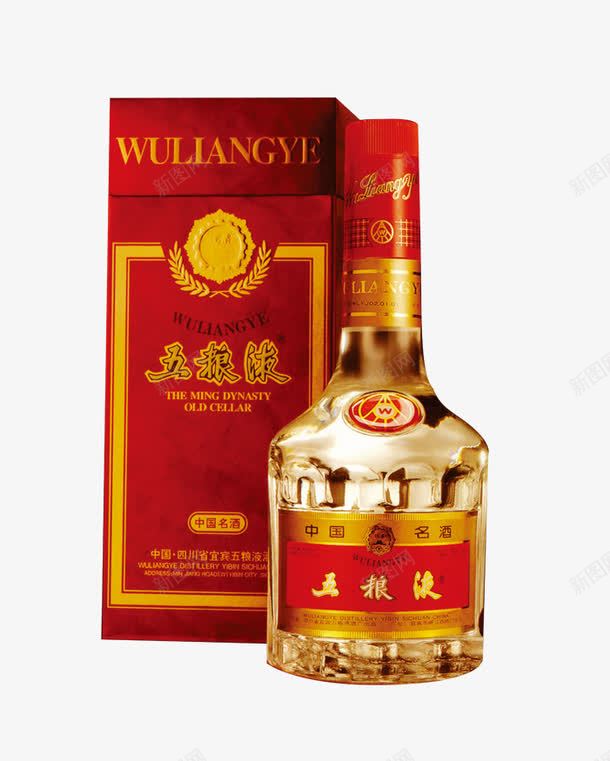 五粮液白酒png免抠素材_88icon https://88icon.com 中国名酒 五粮液白酒 产品实物 浓香型白酒 酒水