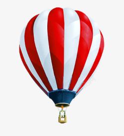 蒸汽球png红白蒸汽球热气球图标高清图片