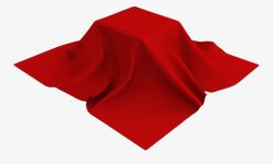 红展台背景红色桌布高清图片