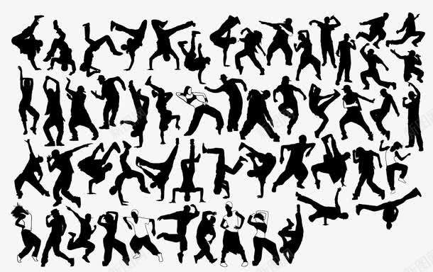 hiphop舞蹈运动png免抠素材_88icon https://88icon.com hiphop舞蹈运动 机械舞 街舞 跳舞 跳舞动作剪影 锁舞