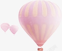 粉色气球元素素材