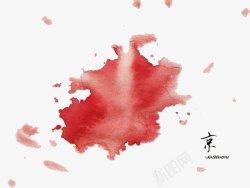 北京市北京市水墨地图高清图片