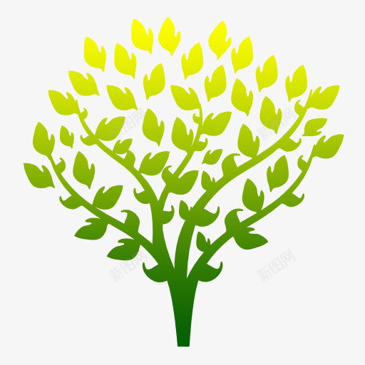 一颗小树苗png免抠素材_88icon https://88icon.com 一颗小树苗 叶子树干 平面扁平 幼苗素描 成长过程 植物大树 生长成长 绿色黄色