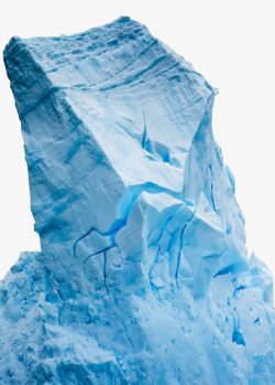 南极的冰蓝色冰山高清图片