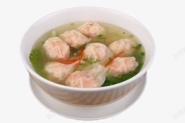 鲜虾云吞小吃png免抠素材_88icon https://88icon.com 云吞 料理 特色小吃 美食 葱花 面食 馄钝 馄饨 鲜虾