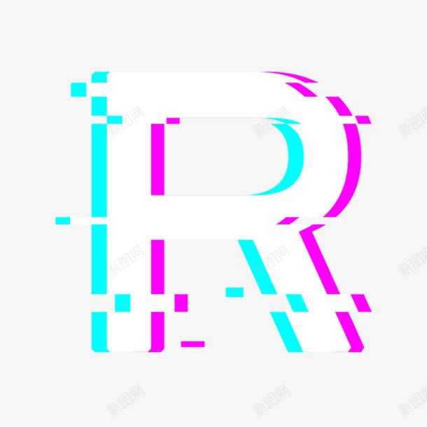 抖音风格英文字母Rpng免抠素材_88icon https://88icon.com logo 创意英文字母R 彩色叠加 抖音图标 抖音贴图 抖音风格 紫色 英文字母R 英文字母大写R 蓝色 蓝色紫色叠印