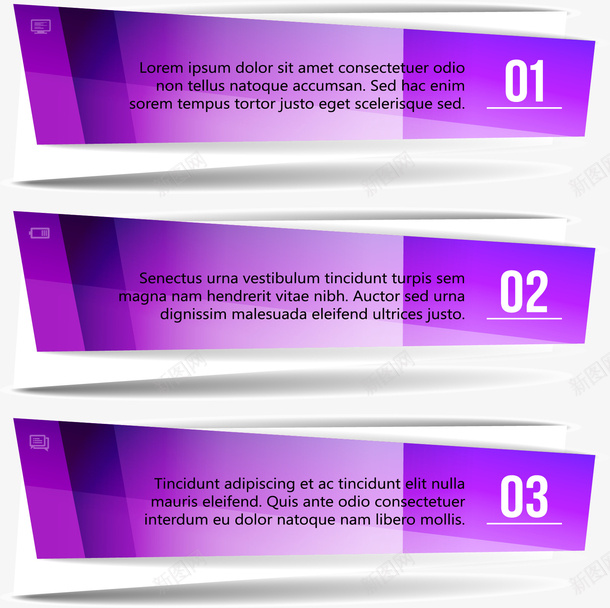 紫色提醒分类标签矢量图eps免抠素材_88icon https://88icon.com 信息图表 分类 商务 矢量素材 紫色 紫色渐变 矢量图