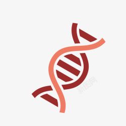 DNA链图标DNA分子基因链手绘矢量图高清图片