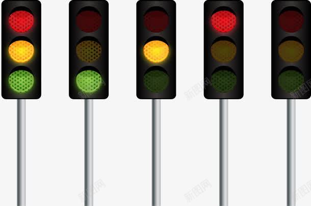红绿灯矢量图ai免抠素材_88icon https://88icon.com 交通管理 安全事故 扁平化的红绿灯 矢量图 红绿灯 过马路
